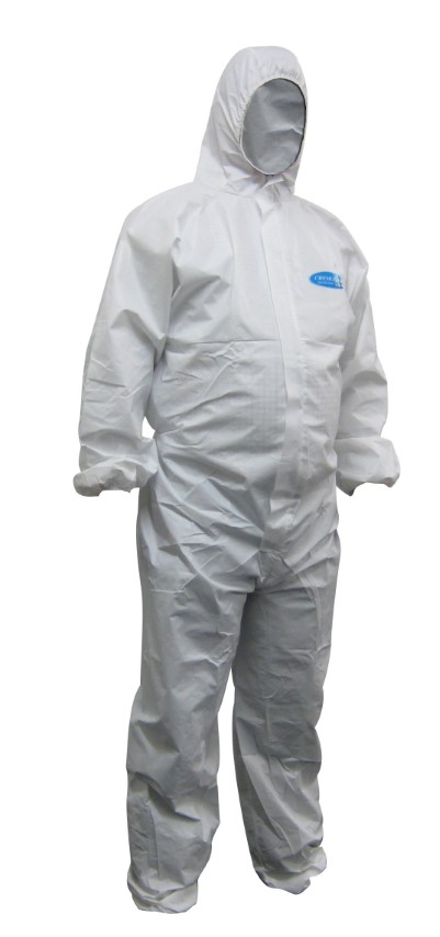 MAXISAFE COVERALLS CHEMGUARD SMS DISPOSABLE WHITE 4XL 